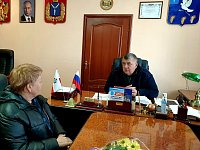 Глава МО п. Михайловский провёл приём граждан по личным вопросам