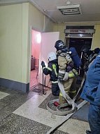 Проведены тренировочные пожарно-тактические учения в здании столовой «Экотехнопарка «Михайловский» с эвакуацией персонала