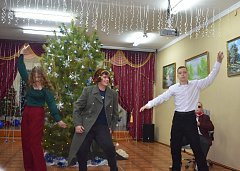 В михайловской школе прошел новогодний вечер