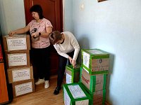 Очередная гуманитарная помощь для военнослужащих, принимающих участие в СВО по защите жителей Донбасса, отправилась из муниципального образования п. Михайловский 