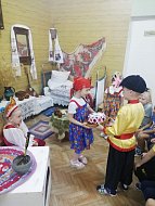 В детском саду п. Михайловский инсценировали народные сказки
