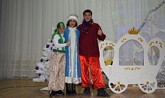 В михайловском доме-интернате состоялось новогоднее представление "По следам бременских музыкантов"