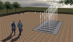 Светодинамический современный фонтан появится в поселке Михайловский