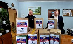 В поселке Михайловский продолжается акция по сбору гуманитарной помощи бойцам СВО