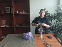В михайловском Доме культуры стартовала очередная смена по плетению маскировочных сетей