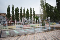 Жители поселка Михайловский рады открытию нового фонтана