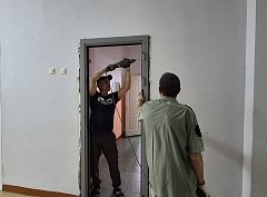 В рамках регионального проекта "Развитие инфраструктуры образовательных организаций Саратовской области" идет ремонт в михайловской школе