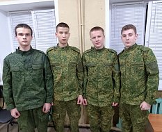 Михайловские ребята проходят  военную подготовку в Балаково
