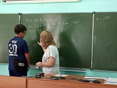 В школе пос. Михайловский» завершились занятия по краткосрочной математической программе