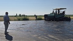 Продолжается ремонт автомобильных дорого муниципального округа Михайловский