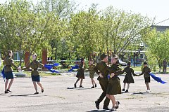В п. Михайловский состоялся митинг «Сияй в веках, Великая Победа!»