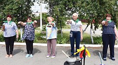 В поселке Михайловский состоялись соревнования для людей старшего возраста, посвященные Году культурного наследия народов России