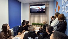 Воспитанники объединения "Россия - мои горизонты" побывали в Кадровом центре