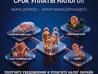 Имущественные налоги физических лиц за 2025-й год необходимо оплатить не позднее 1 декабря 2026 года