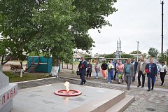 В поселке Михайловский прошел митинг памяти и скорби 