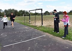 Ребята михайловской школы приняли участие в сдаче нормативов ВФСК ГТО