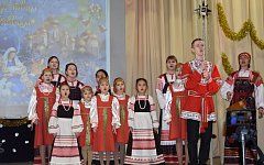 В ДК п. Михайловский состоялось театрализованное представление, посвященное Рождеству Христову