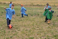 В п.Михайловский прошел матч по мини-футболу для детей