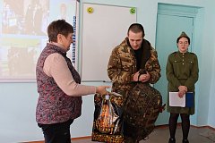 Участник СВО – житель поселка Михайловский встретился со студентами Краснопартизанского политехнического лицея