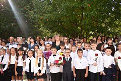 В михайловской школе прошел "Праздник первых", посвященный Дню знаний