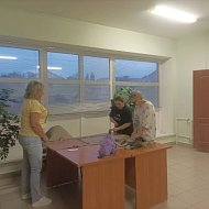 В михайловском Доме культуры стартовала очередная смена по плетению маскировочных сетей