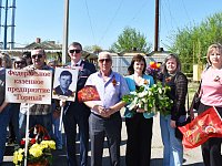 В п. Михайловский состоялся митинг «Сияй в веках, Великая Победа!»