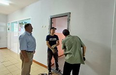 В рамках регионального проекта "Развитие инфраструктуры образовательных организаций Саратовской области" идет ремонт в михайловской школе
