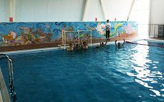 В бассейне «Дельфин» МО п. Михайловский прошли ежегодные соревнования - космостарты по водному поло «Спорт, космос и хорошее настроение», посвящённые Дню космонавтики