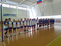 Команда спортсменок михайловской школы приняла участие в межмуниципальном турнире по волейболу