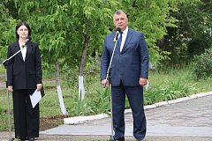 В поселке Михайловский состоялся митинг у Обелиска славы советского народа победителя в Великой Отечественной войне 1941-1945гг