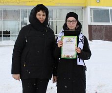 Состоялись спортивные лыжные соревнования среди учащихся михайловской школы