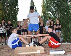 Михайловцы участвуют в соревнованиях ко Дню физкультурника