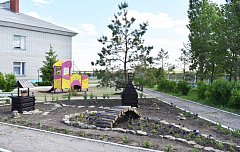 В детском саду поселка Михайловский появилась новая прогулочная зона
