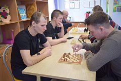 В преддверии Дня Защитника Отечества в Михайловском доме-интернате прошёл шахматный турнир