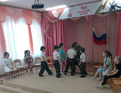 Михайловский детский сад посетил военнослужащий - участник специальной военной операции