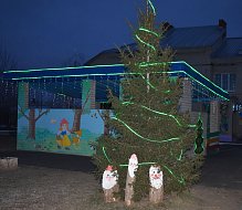 Поселок Михайловский засиял праздничными огнями