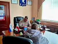 В субботу глава МО п. Михайловский провёл приём граждан по личным вопросам