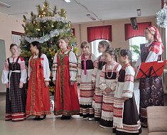 В михайловском Доме культуры состоялось театрализованное представление «Рождественская сказка»
