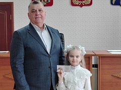 Михакйловским школьникам вручены золотые знаки ВФСК ГТО