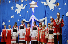 Творческие коллективы п. Михайловский приняли участие в Рождественском фестивале в п. Горный