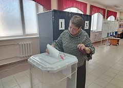 На избирательных участках поселка Михайловский наблюдается высокая явка