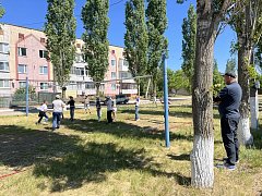 Для ребят летнего лагеря "Буратино" состоялась экскурсия в тренажерный зал и на волейбольную площадку