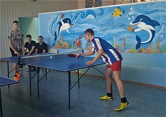 В бассейне «Дельфин» п. Михайловский состоялась товарищеская встреча по настольному теннису 