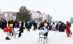В поселке Михайловский состоялось мероприятие для детей, посвященное проводам зимы и встрече долгожданной весны
