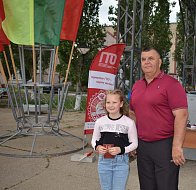 Ко Дню молодёжи в Михайловском состоялось вручение знаков ГТО