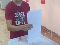 Жители поселка Михайловский проявляют заметную активность на выборах