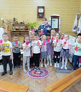 Ребята детского сада п. Михайловский продолжают знакомство с праздником Пасхи