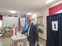 На избирательных участках поселка Михайловский наблюдается высокая явка