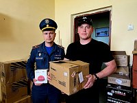 К сбору новой партии гуманитарной помощи для бойцов СВО присоединились сотрудники СПСЧ №3