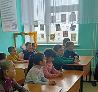 Продолжается знакомство ребят подготовительной группы детского сада п. Михайловский со школой